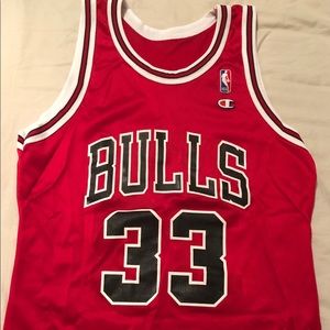 Scottie Pippen Bulls Champion Jersey
